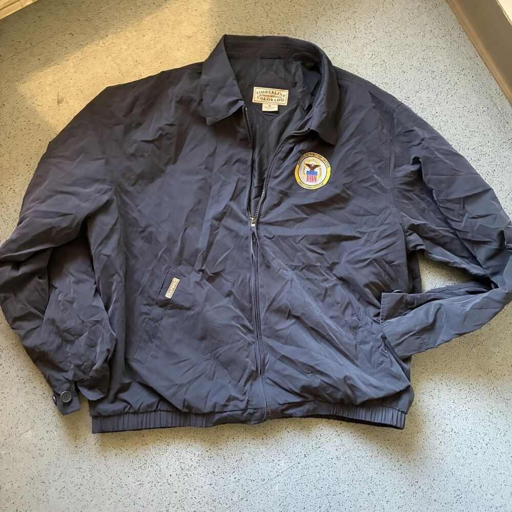 VTG Timberline Colorado OKC Defense Distribution Center Jacket XL Military USA